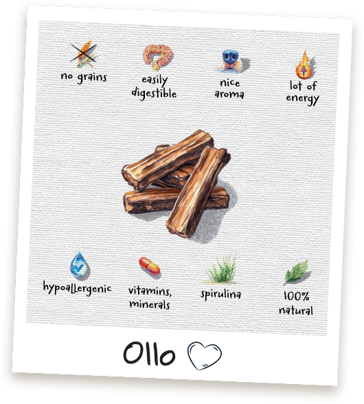 Przysmaki dla psa Ollo Energy Game Strips w Sklepie Ollo