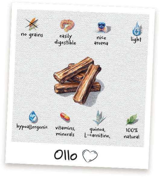 Przysmaki dla psa Ollo Light Rabbit Strips w Sklepie Ollo