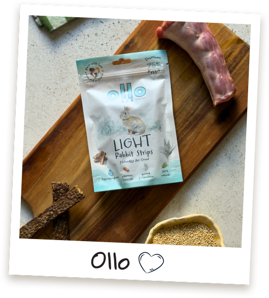 Przysmaki dla psa Ollo Light Rabbit Strips w Sklepie Ollo