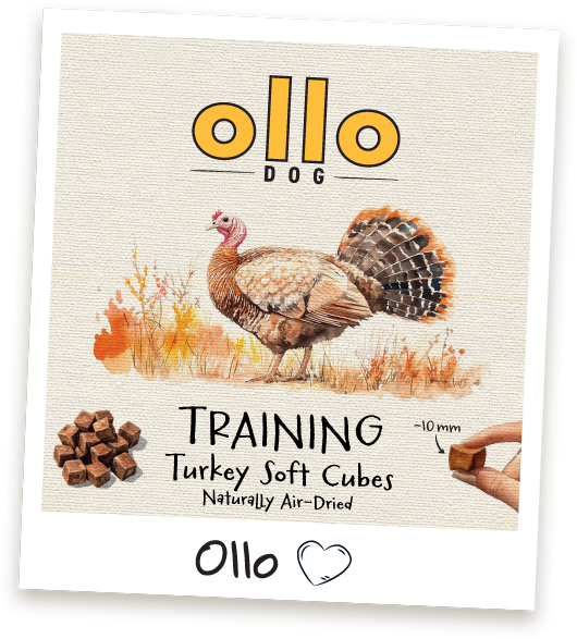 Przysmaki treningowe Ollo Turkey Cubes w sklepie Ollo